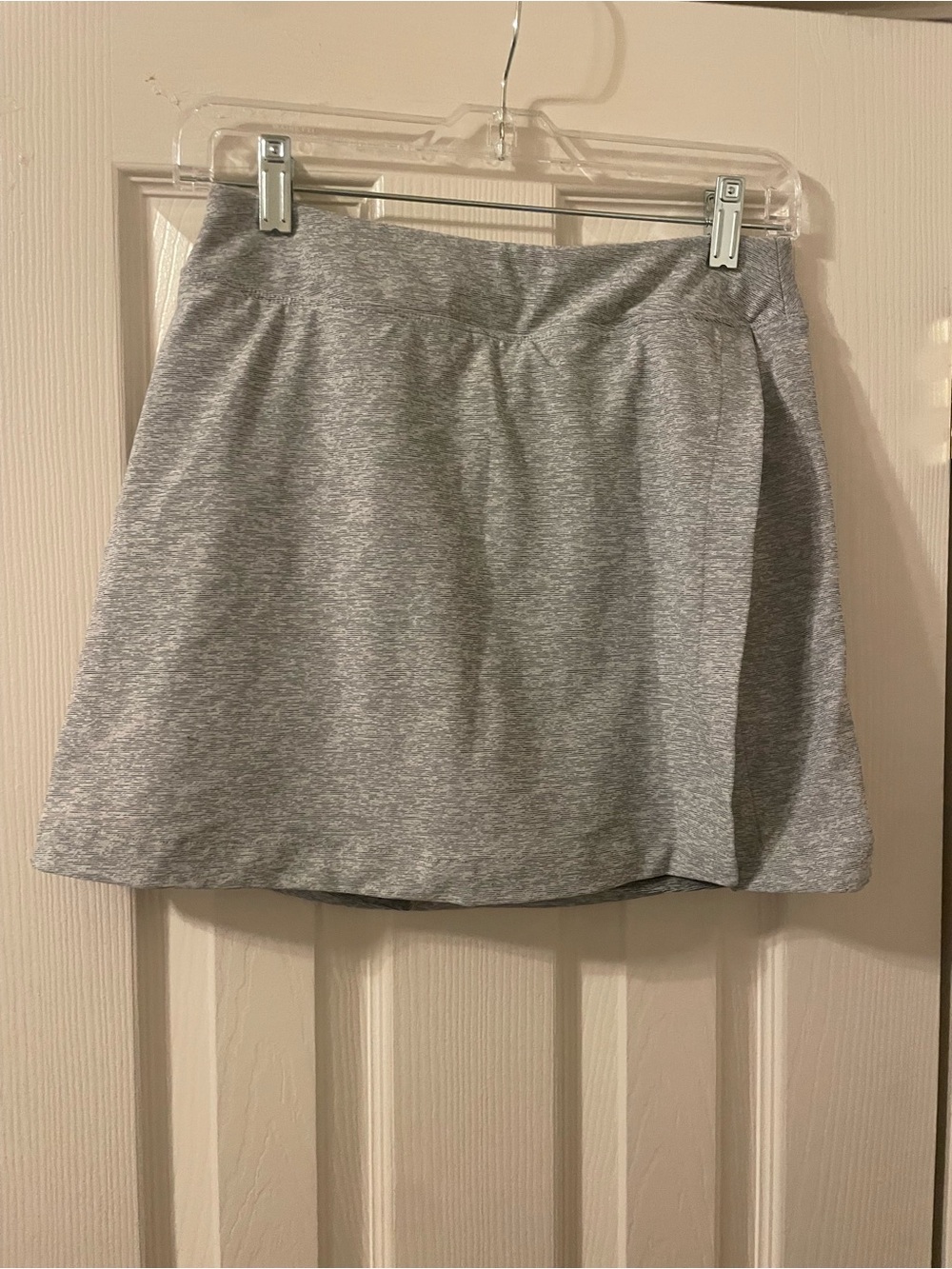 Outdoor Voices Light Gray Knit Mini Skirt